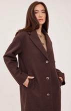 Manteau Long Agatha Chocolat  Gentle Fawn