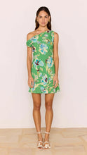 Robe Courte Bias Vert Fleural Minkipink