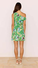 Robe Courte Bias Vert Fleural Minkipink