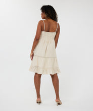 Robe Courte Broderie Crème  Esqualo Fashion