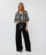 Top Blouse Noir  Esqualo Fashion