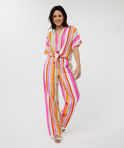 Top Blouse Rayure Multi  Esqualo Fashion