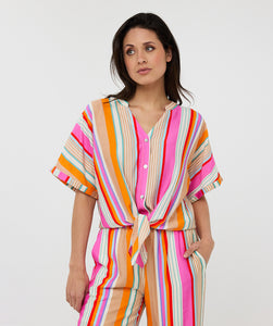 Top Blouse Rayure Multi  Esqualo Fashion