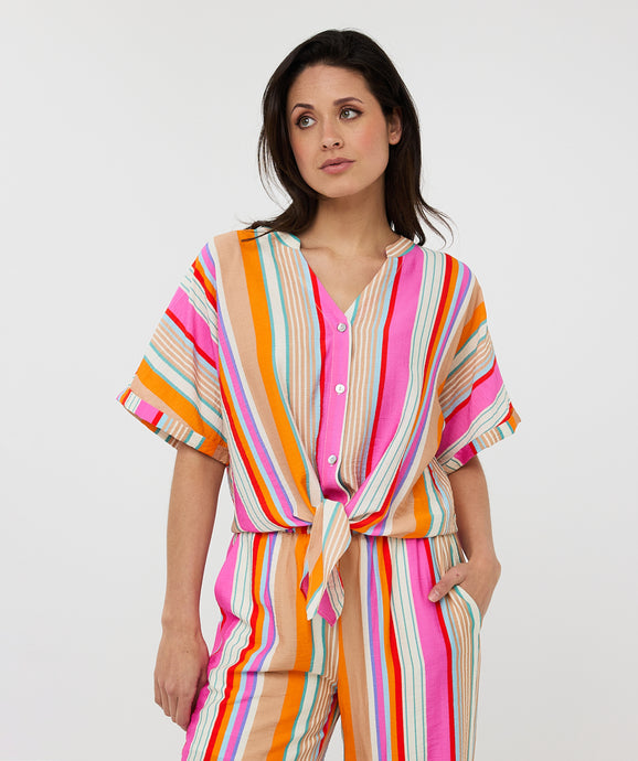 Top Blouse Rayure Multi  Esqualo Fashion