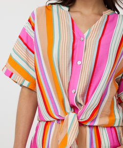 Top Blouse Rayure Multi  Esqualo Fashion