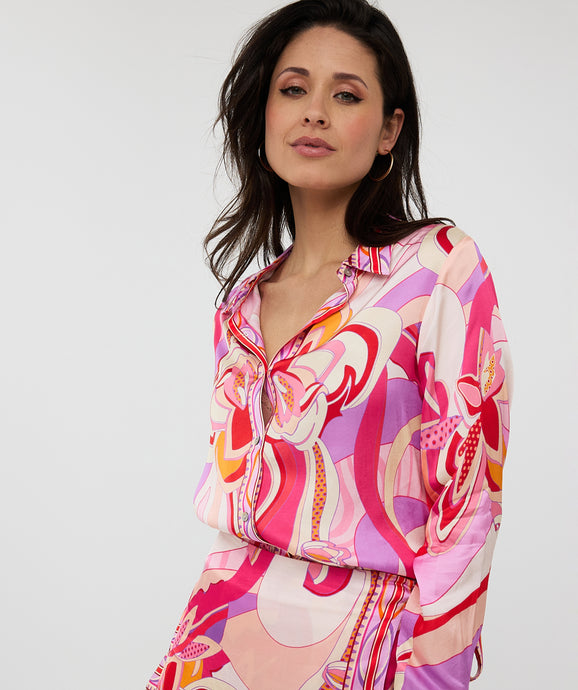 Blouse Disco Hit Rose Esqualo Fashion