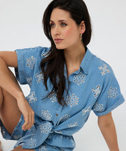 Top Jeans denim Broderie  Esqualo Fashion