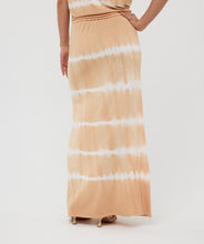 Jupe Longue Tie Dye Tan  Esqualo Fashion