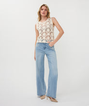 Camisole en Crochet Crème Esqualo