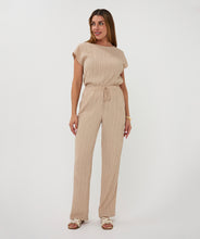 Pantalon Crinkle Crème Esqualo
