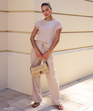 Pantalon Crinkle Crème Esqualo