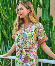 Top Knot Print Jungle Esqualo
