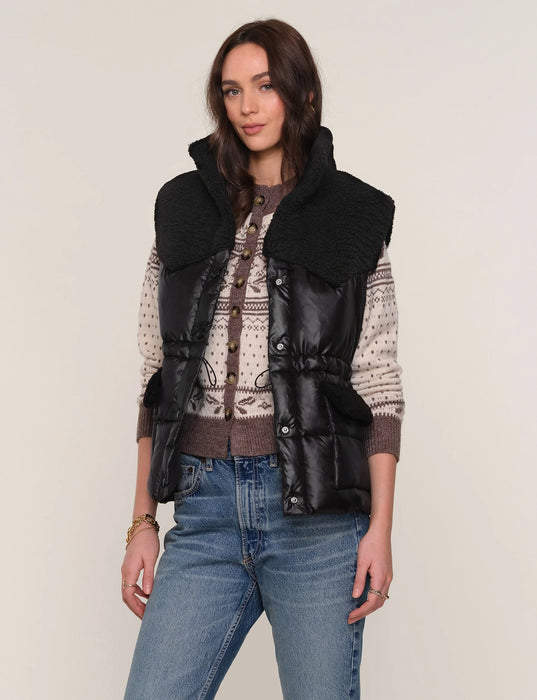 Veste Gilet Alex Sans Manche Noir Heartloom