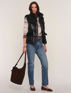 Veste Gilet Alex Sans Manche Noir Heartloom