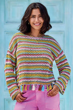 Chandail Multicolore à Crochet Tribal Fashion