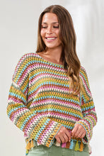 Chandail Multicolore à Crochet Tribal Fashion