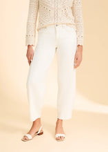Jean girlfriend cheville baril, bleu pâle