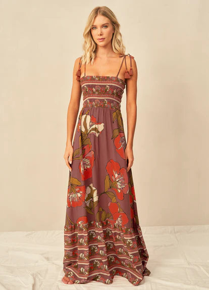 Robe Flower maxi dress Croisière