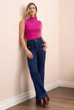 BROOKE COMFORT STRETCH HIGH RISE PALAZZO TROUSERS