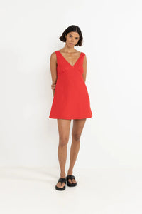 Robe Courte Bella Scarlet Rouge Rhythm