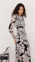 PERSEPHONE MESH MAXI DRESS - BLACK & WHITE FLORAL MINKPINK