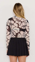 Top ÉDEN Mesh Noir / Blanc