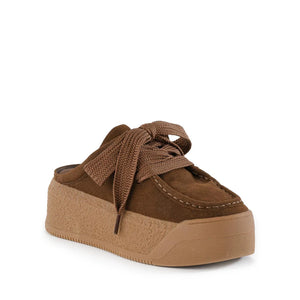 Mule Plate Forme Chocolat