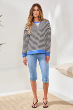 Chandail  à rayures à manches longues