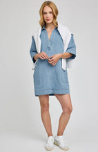Robe Courte Evelina Bleu Pale