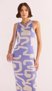 Robe midi en tricot intarsia Iris MINKPINK Fashion