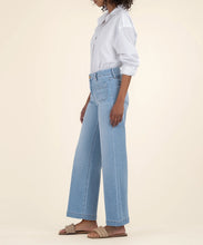 Pantalon Jeans Meg Taille Haute Jambe Large