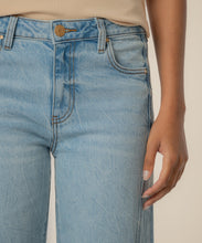 Jean Morgan Taille Haute Jambe Large avec CUFF