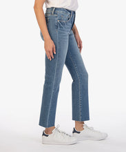 Pantalon Jeans Kelsey Tailla Haute Cheville Évasée