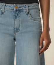 Jean Blake taille haute, jambes extra larges, délavée