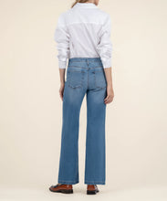 Pantalon Jean Taille Haute Jambe Large