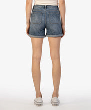 Jane High Rise Short Bleu Denim Taille Haute Kut From The Kloth