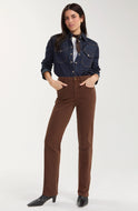 Jeans Kennedy Jambe Droite Chocolat
