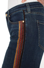 Pantalon Denim Jambe large Stride avec bordure en velours