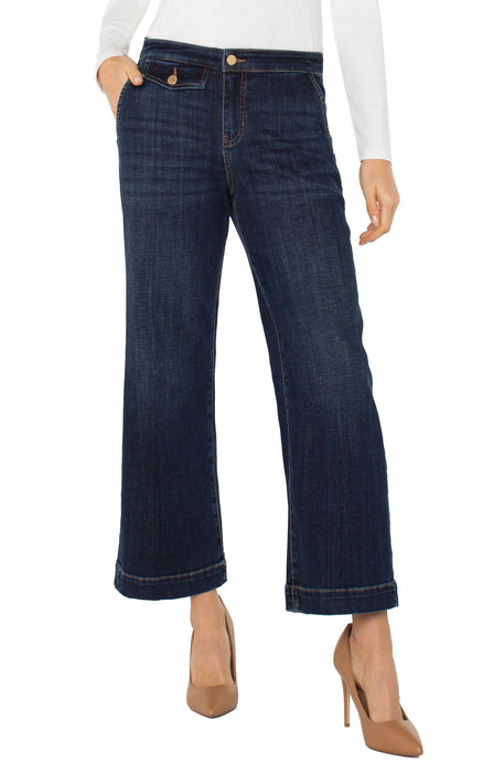 Pantalon Denim Jambe large Liverpool