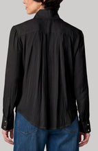 Chemise Haut tissé smoking à manches longues Noir