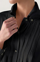 Chemise Haut tissé smoking à manches longues Noir