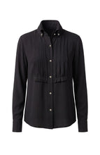 Chemise Haut tissé smoking à manches longues Noir