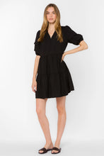 Robe Courte Melita Noir Velvet Heart