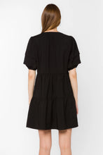 Robe Courte Melita Noir Velvet Heart