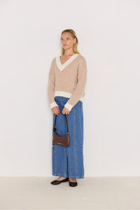 Chandail Col V Neck Elsie Minkpink
