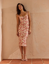 Robe Bustier Camille Mesh Flower