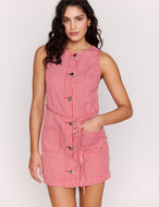 Robe Freya Rouge Rayé Minkpink