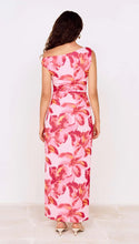 Robe Midi Bianca Mesh Fleur Minkpink