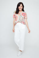 Pantalon Gaucho Denim Crème