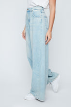 Pantalon Jeans Denim Bleach Jambe Évasée Renuar